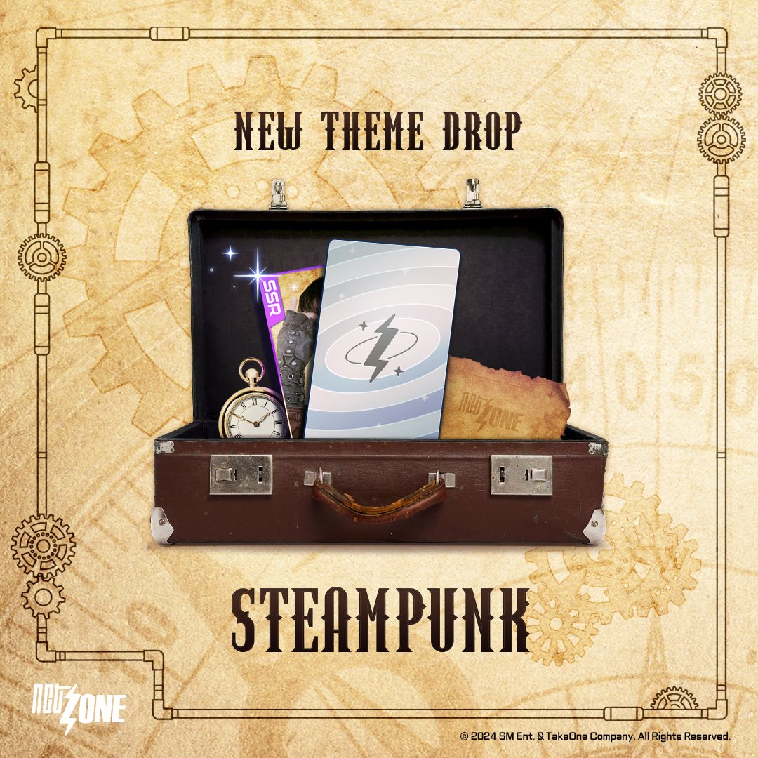 NCTZONEofficial's tweet image. [🧭] DRAW┃STEAMPUNK

매력적인 스팀펑크 컨셉의 NCT 요원들을
지금 바로 NCT ZONE 셀렉션 뽑기에서 만나보세요

📍자세히/NOTICE/お知らせ: bit.ly/3UXYba6 

🎮Free download 
App Store: bit.ly/46CJaMT 
Google Play: bit.ly/3QZ7fYG 

#NCTZONE #엔시티존…