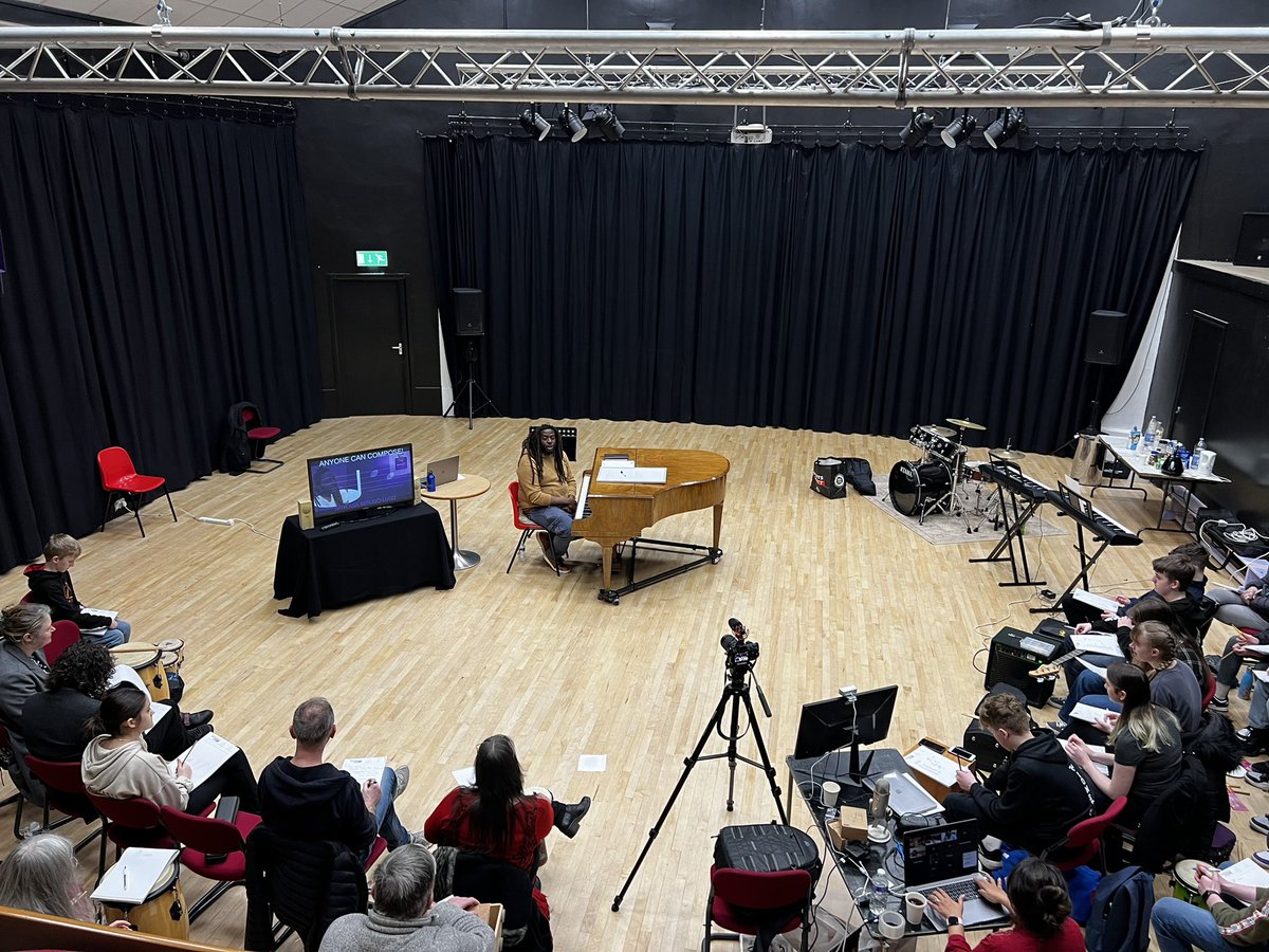 So much joy to see people empowered through our work! At Harmony International’s 2-day workshop, “Anyone Can Compose!” people of all musical abilities and ages came together to make new music with @LugoAga joined by @davekilgallon Dave Armstrong and Brad Meechan. #musicforall