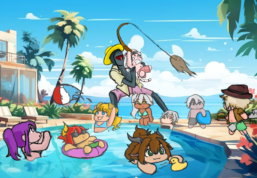 AkaryuYuga's tweet image. Ah, we got the homies (@TigerMossSama &amp;amp; @MKP_vt ) fishing for dinner too! 

I think he's invited some more guests? 

(Like, RT and Comment your PNG to get invited!!)

#VTUBERSUPPORTCHAIN #VTuberEN