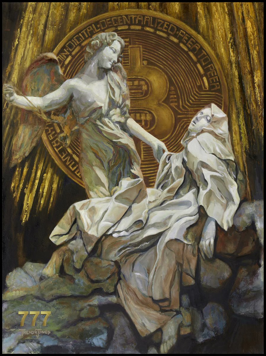 trevorjonesart's tweet image. Gm to 21 Archangel ordinals + counterpart 7kg (15lb) bronze cast Bitcoin Angel sculptures &amp;amp; bespoke oak boxes followed by a 777 collection of pixelart angel ordinals. My summer is shaping up to be a busy one! #BitcoinAngel OE holders whitelist opportunities. Watch this space. 👼