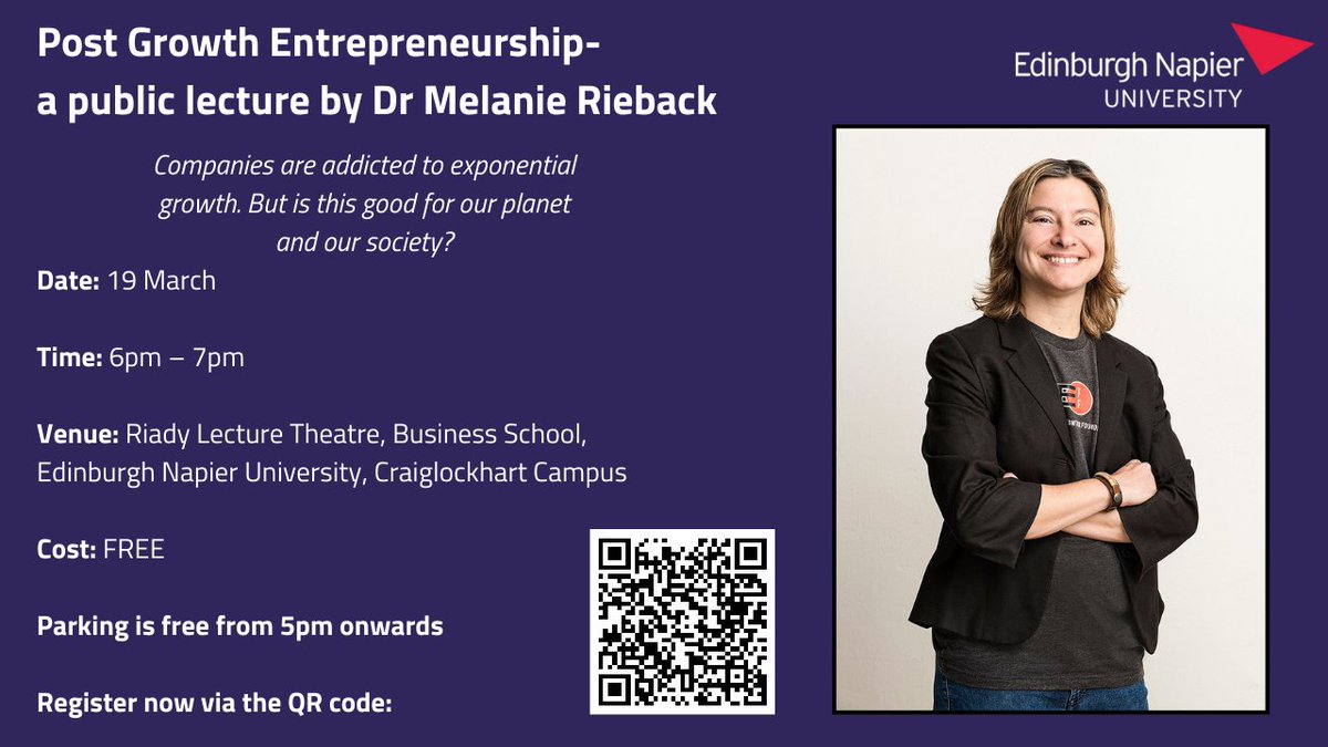 ENUHealthSocial's tweet photo. Date for your diary 19 March @ENUBusSchool Dr Melanie Rieback is an inspiring thought-leader and was voted among 50 most inspiring women in tech (Inspiring Fifty #Netherlands) in 2016, 2017, and 2019.  #WEScotland #bws_sco @BrightRTriangle #Scotland https://t.co/FYEULeEGZ4