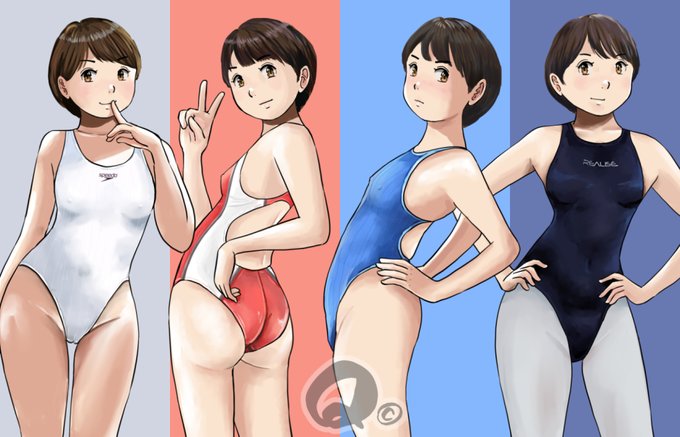 #今月描いた絵を晒そう 
Xに投稿される女子のバストの平均値を大きく下げるサチです😱 