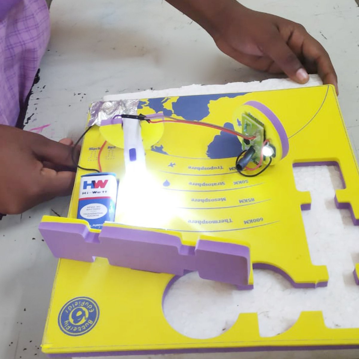 bflyfields's tweet photo. ZPHS , Palamangalam, A.P celebrated #NationalScienceDay24  with a fantastic #sciencefair featuring #ButterflyEdufields #STEMToys . Witnessing the enthusiasm of students &amp; the response was incredible🚀Here's to sparking #Curiosity  &amp; #joyful #learning ! 🌟 https://t.co/5l9Fl5nOU4