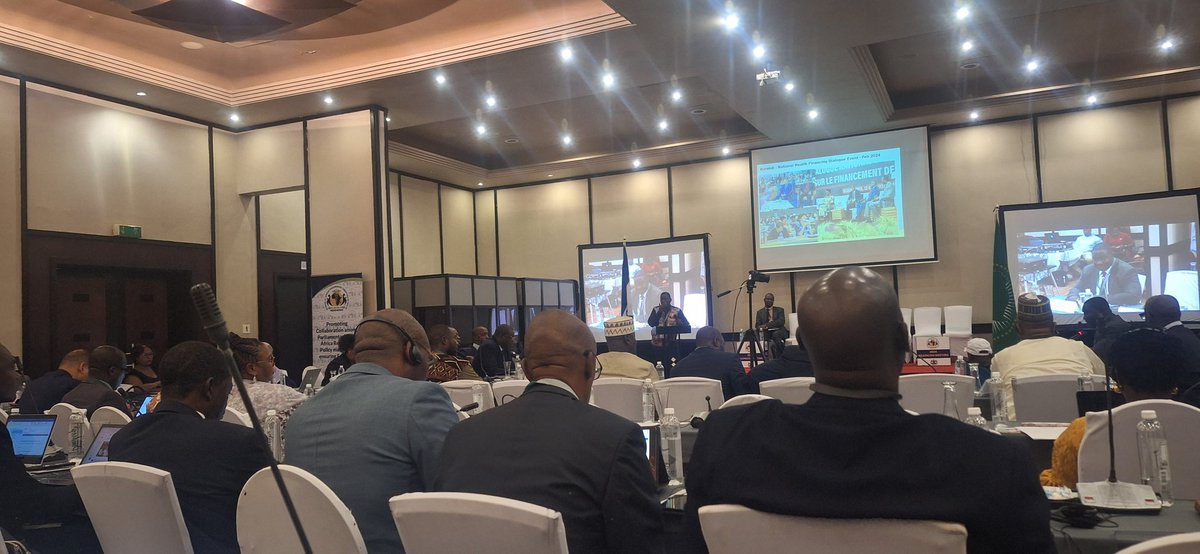 The second day of #NEAPACOH2024 in Maseru, Lesotho. Hon. (Dr.) Robert Pukose, Kenya National Assembly Health Committee Chairperson facilitating the session on accelerating sustainable domestic health financing for achieving UHC @NCPD_Kenya @ppd_aro @NAssemblyKE