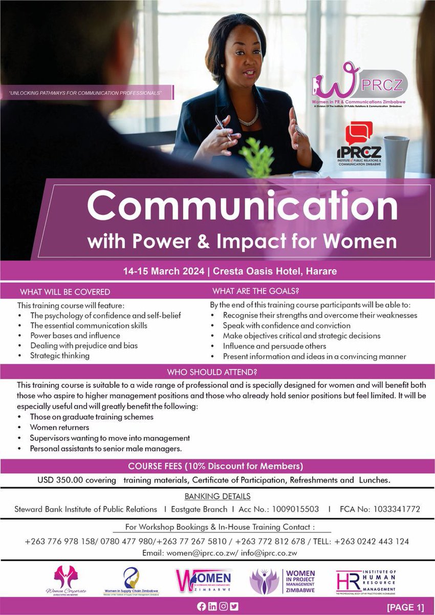 Institute Of Public Relations & Communication Zim tweet media