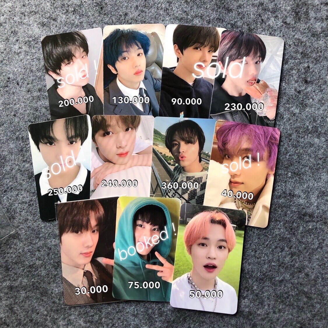 🧤wts want to sell lfb 

☆ jisung tipsy, boboan, fcmm, soundwave - haechan dimple, boboan, pout mukor, tatto 
☆ price on pict
☆ condition dm !

🎀 dm for claim 🎀