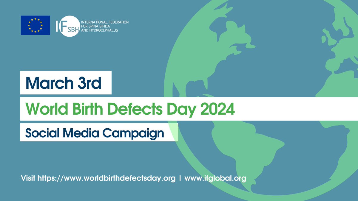 Today on March 3, we together with various organisations worldwide unite to celebrate the World Birth Defects Day #WBDD #WorldBDDay. Join us for the #WorldBDDay webinar tomorrow on March 4 here: bit.ly/492K5Z2 #SBH #EveryJourneyMatters #AwarenessWithoutStigma