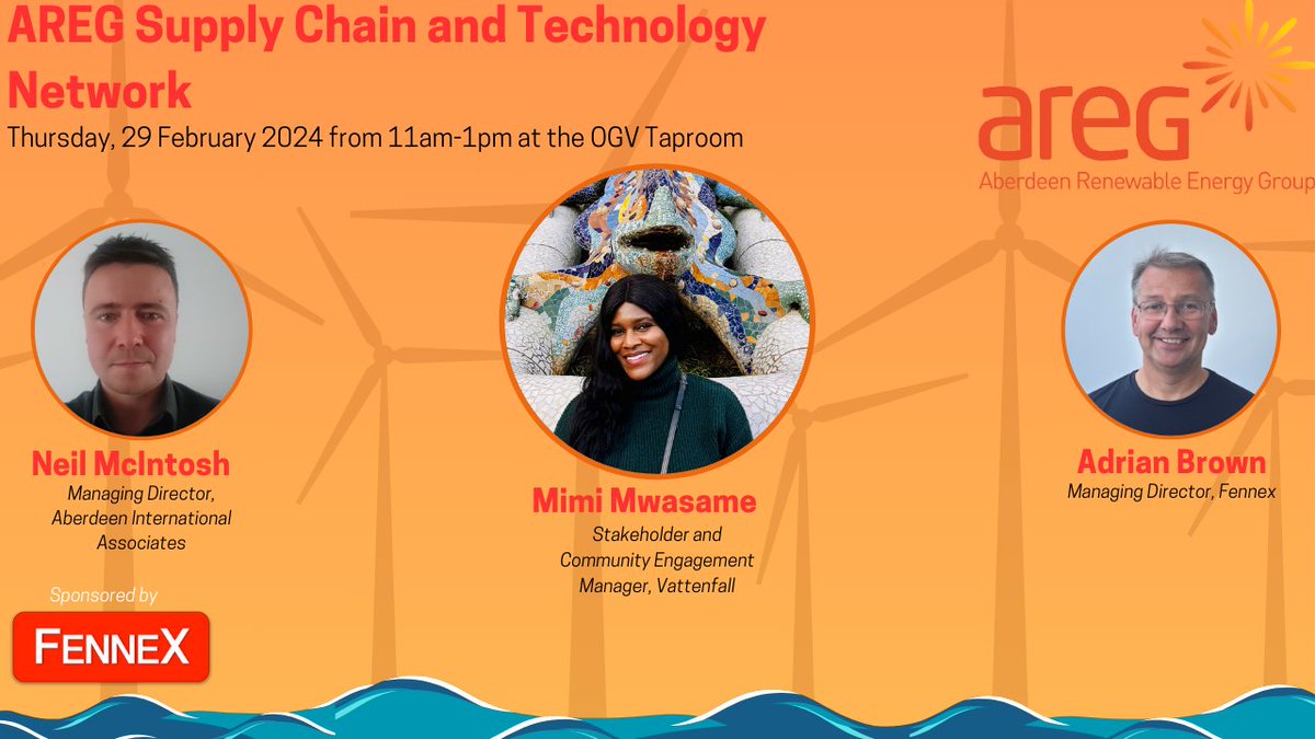 Today’s the day!

Later this morning, AREG’s Supply Chain and Technology Network, which is sponsored by <a href="/fennexltd/">FennexLtd</a>, will host its first meeting of 2024 at the OGV Taproom. There is still time to register! Find out more here: eventbrite.com/e/areg-supply-…