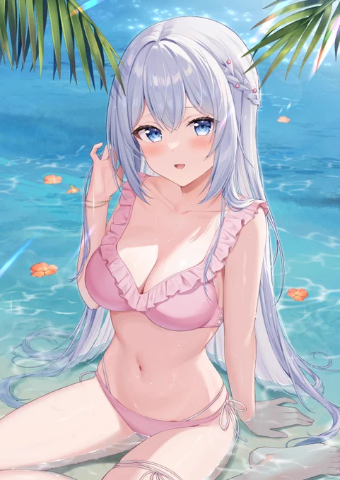 「新しい水着、どうかな.…?」 #MOE2024 