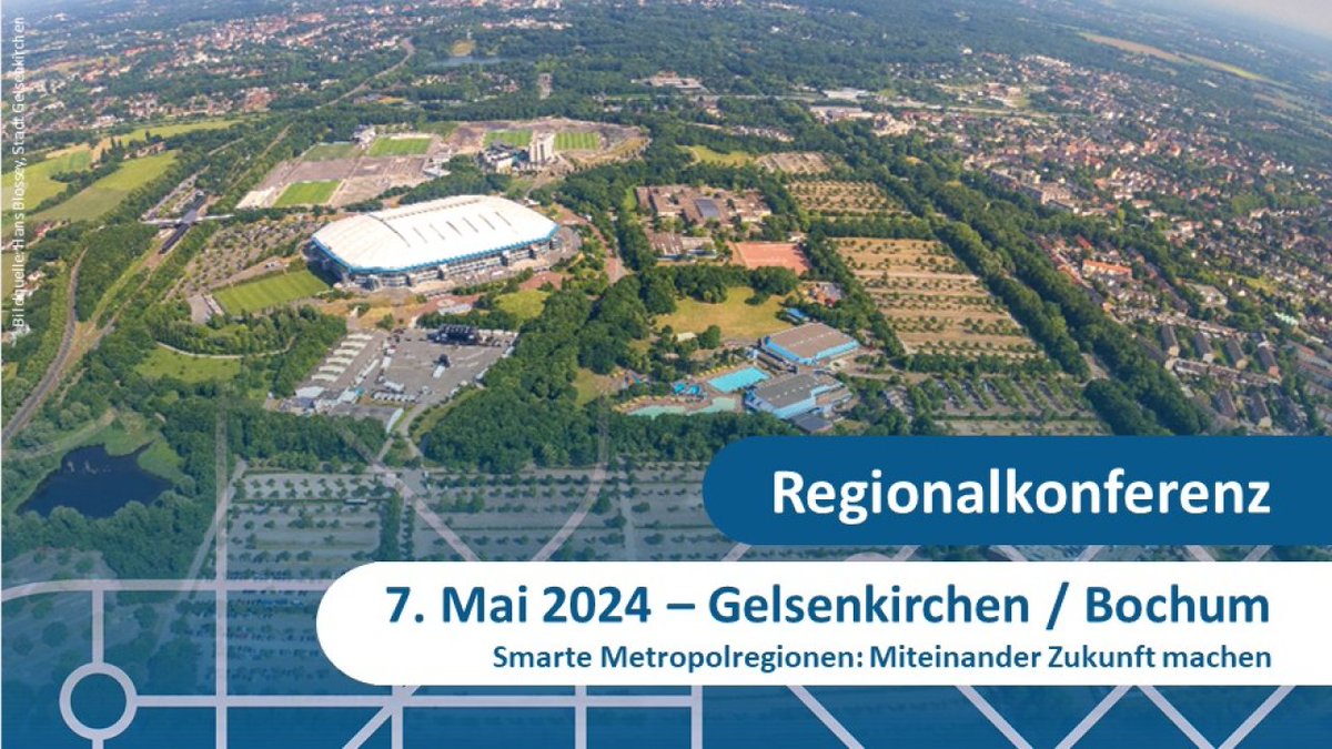 🏙️ Im Fokus der 13. Regionalkonferenz steht die Frage, wie Kommunen auf dem Weg zur #SmartCity erfolgreich zusammenarbeiten können – so wie die gastgebenden Städte Gelsenkirchen und Bochum. 👉 Hier anmelden: registration.dlr-pt.de/de/regionalkon… #Digitalisierung #Stadtentwicklung