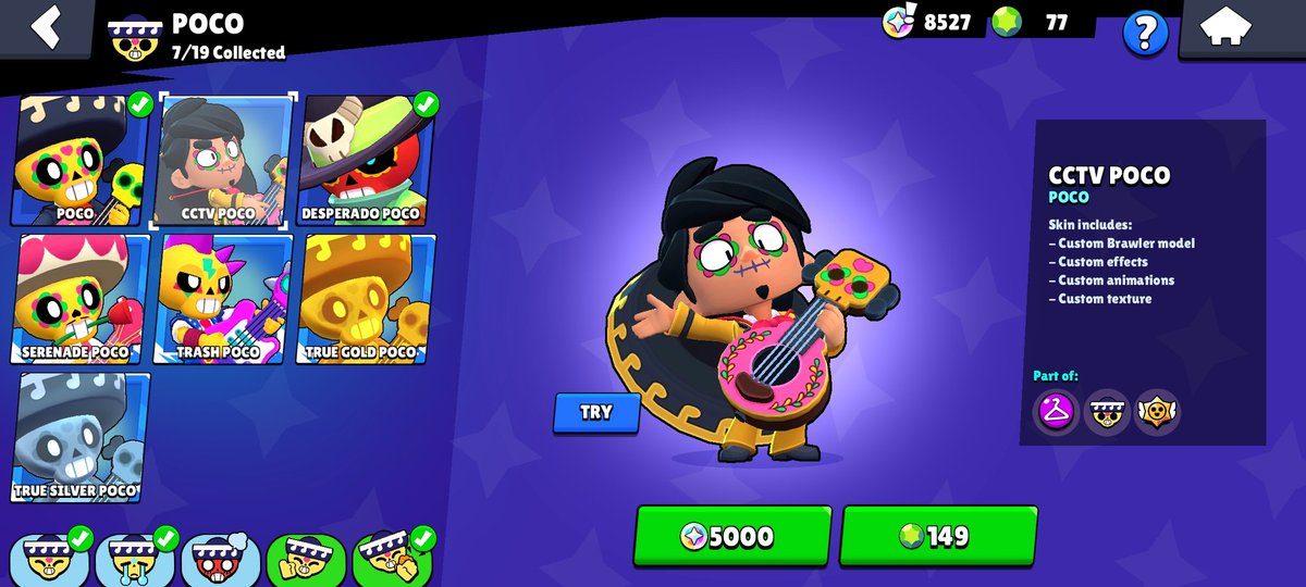 ZHerobs's tweet photo. @BrawlStars Bugs: 
• Poco CCTV Face
• Bugged Pins
• Boss Rico Skin
• And also the Hypercharge event pairing😞 https://t.co/bfhKtAlshu
