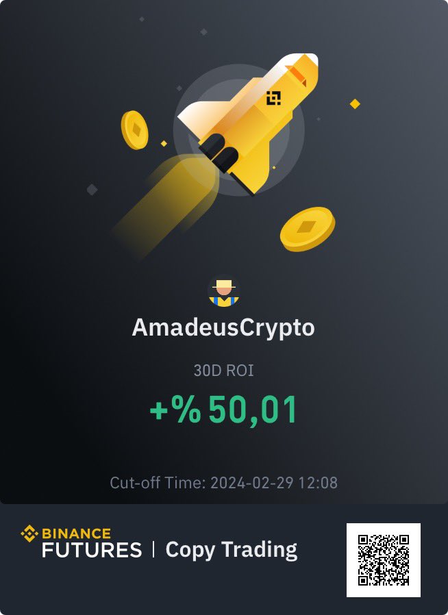 Amadeus_Crypto's tweet photo. #binance      #btc        #cryptocurrencies #altcoin #copytrade #eth #inj #icp #sand #rndr #magic #fet #one #imx #rndr #near #flow #edu #snx #xai #apt #arb

Amadeus Crypto’s updated and more stable Algo Bot is on Binance Copy Trading Platform. Come and join the party 🚀 https://t.co/dOIfboVYjl