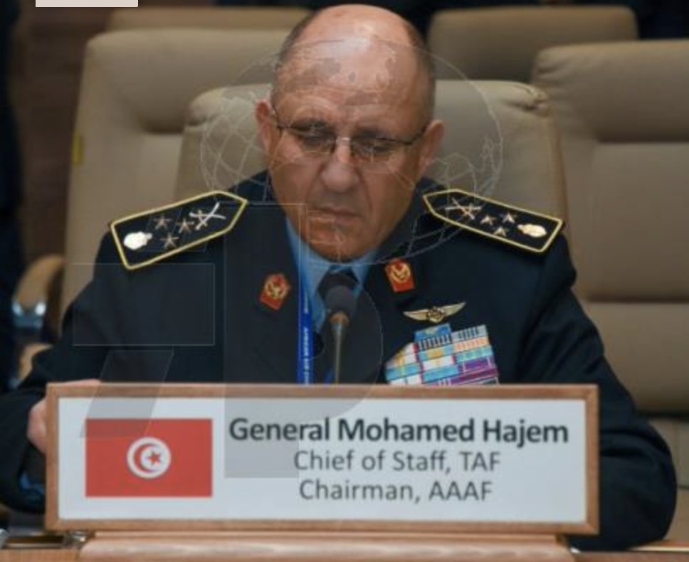 ADFmagazine's tweet photo. Chairman of the Association of African Air Forces #AAAF, Major General Mohamed Hajjem, Chief of Staff of the #Tunisian Air Force calls for strengthening of African training capacities - https://t.co/rhJ8CQc55v https://t.co/AfIxHkexjy