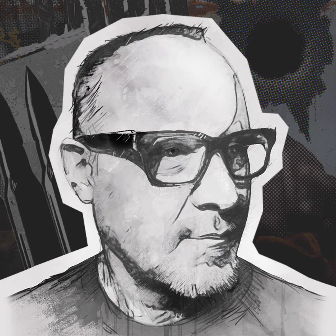 A stylized portrait of Eric Klokstad.
