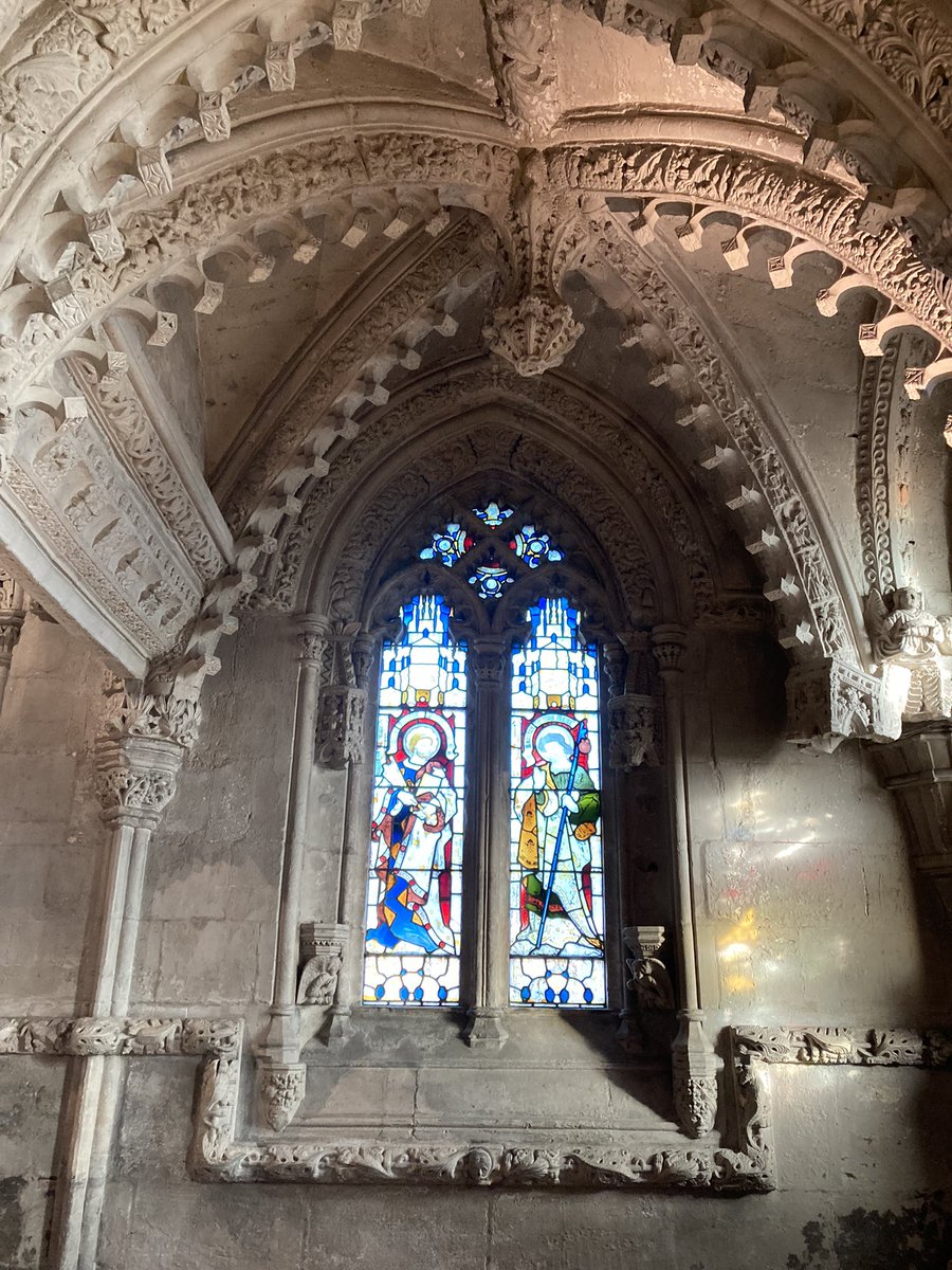 Great light and shadows in the Lady Chapel this morning.