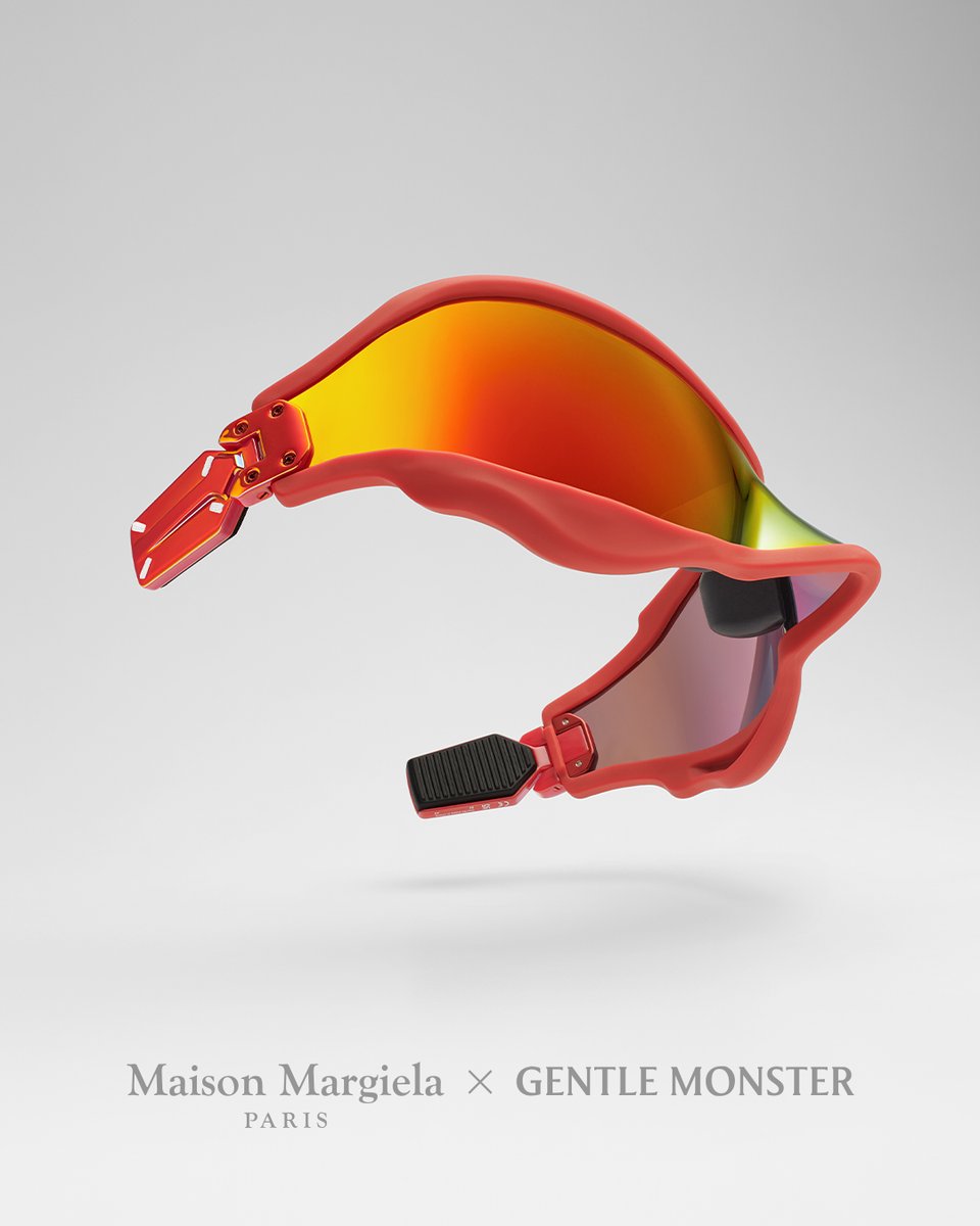 Temple-less sunglasses, designed with technology and aesthetics in mind. Maison Margiela × Gentle Monster Second Collaboration March 7 #maisonmargielaxgentlemonster #GentleMonster