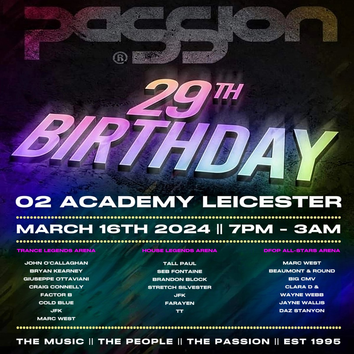 Looking forward to helping Passion celebrate their 29th Birthday, going to massive, grab your tickets here: bit.ly/PaSSion29 #passion29 #live #passion #dj