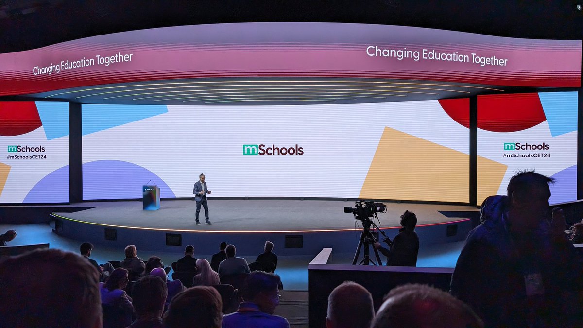 Inici Jornada #mSchoolsCET24 <a href="/mSchools_MWC/">mSchools</a> #barcelona <a href="/MWCapital/">Mobile World Capital Barcelona</a> #MWC2024