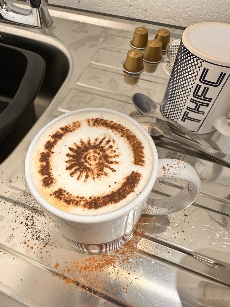 The ultimate branding, SEVERN Diamond logo on our coffee