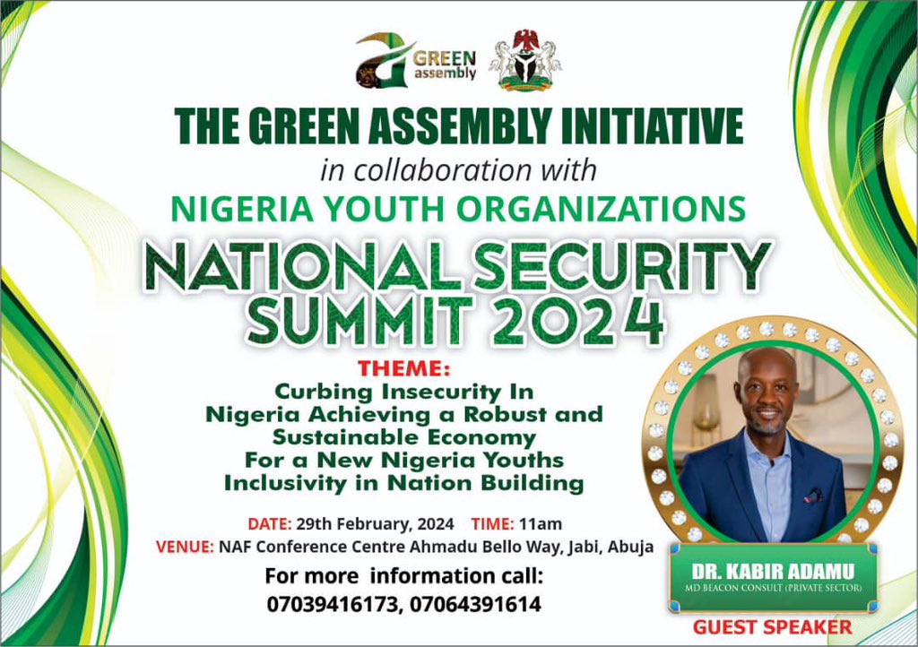 kbadtweet's tweet image. It is happening live at the NAF Conference center Abuja National Security Summit 2024 @AssemblyGr24267  and the Nigeria Youth organizations 
#Security #myasis