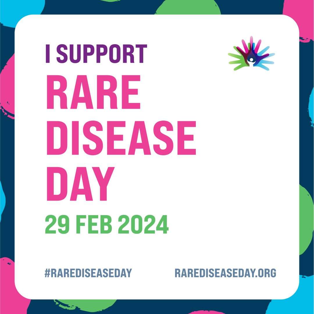 Out of a global population of over 8 billion, CCHS affects around 1,500 people, so it definitely qualifies for #RareDiseaseDay

This special day is focused on raising awareness of rare diseases and their impact on people's lives.

And it's on 29th Feb - the rarest day of all! 💙