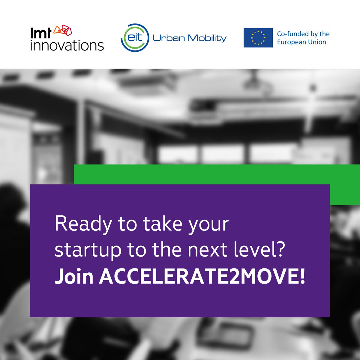 InnovationsLmt's tweet photo. Ready to take your innovative ideas to the next level? @EITUrbanMob #ACCELERATE2MOVE is your ultimate destination, with invaluable resources and support. With LMT as your mentor, get ready for insights from industry experts, testing your ideas in LMT's cutting-edge 5G testbed. https://t.co/MhmC2AtbIu