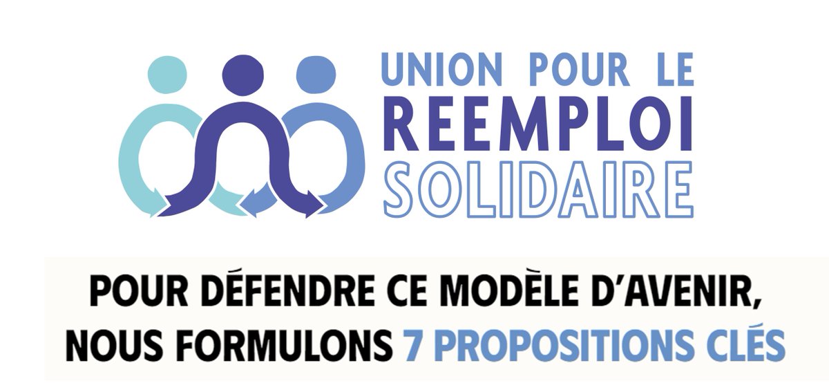 📢CE QUE DEMANDE L'UNION !

Pour défendre le modèle du réemploi solidaire, l'Union formule 7️⃣ propositions clés pour créer et développer ce secteur aujourd’hui stratégique au moment où la nécessité de consommer moins et mieux devient une urgence. ➡️reemploisolidaire.org