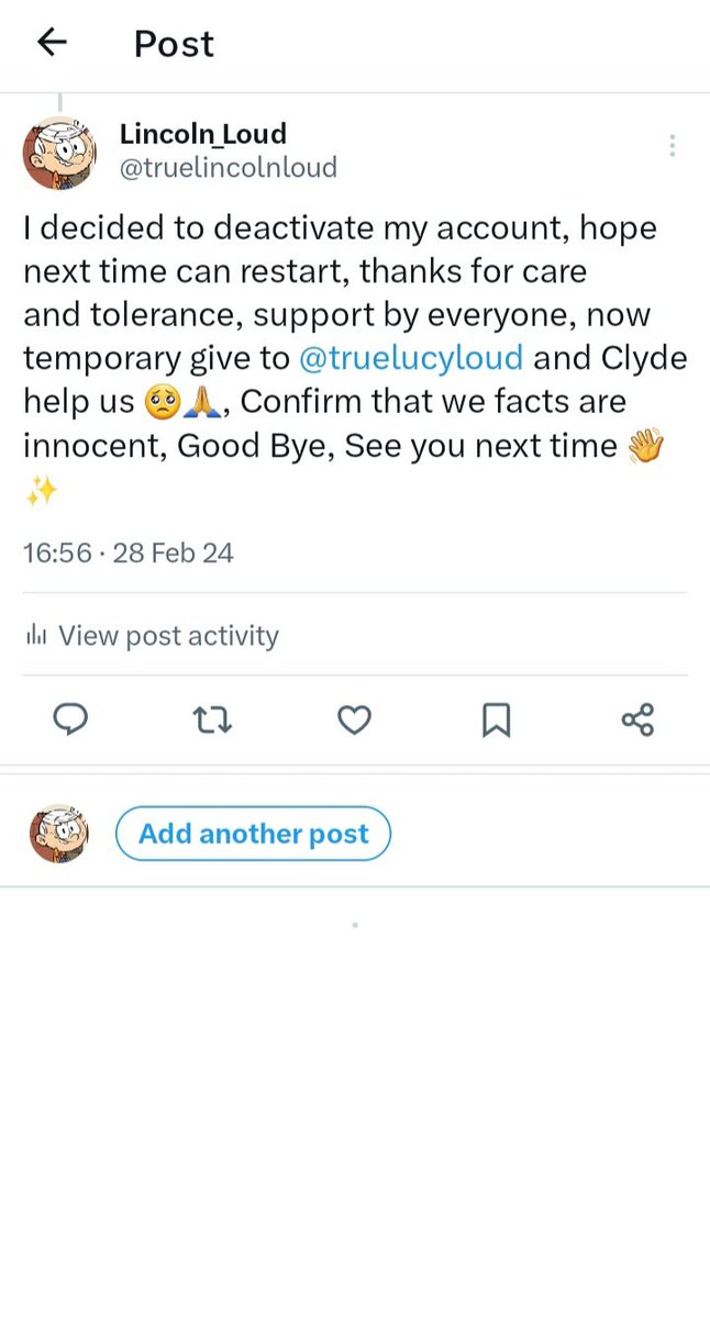 Qzy22puiyqpij4p, loudhouser9811, truelincolnloud, TinaHana deactivate accounts, because facts are be misunderstand, are fault of LoriLoud_(LynnLoudJr_, Luan_Loud_, LunaLoud_) just due to opinion different, they're #AnnakaFourneret stans only bash Madeleine McGraw😢 #TheLoudHouse