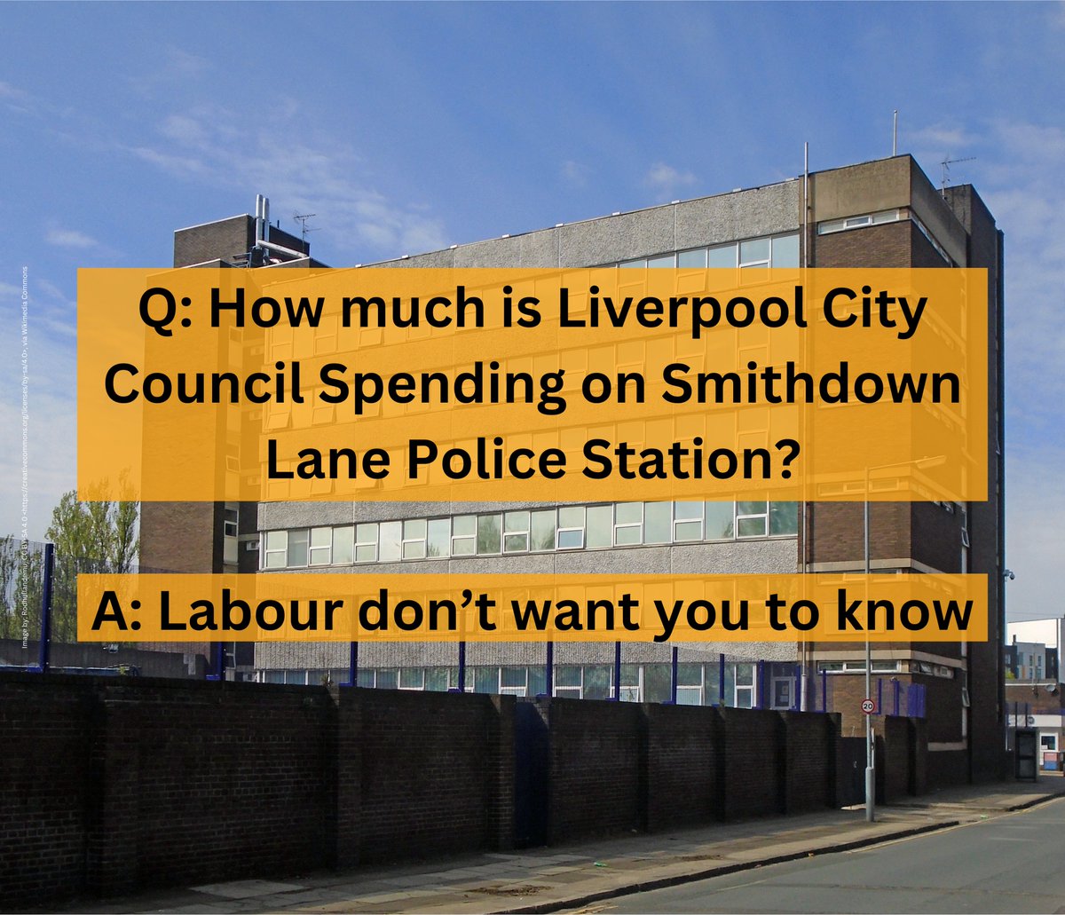 How much is Labour closed door deal to purchase  Smithdown Lane Police Station costing the taxpayer? 

The answer is... Redacted

Read below to find out more about why <a href="/CarlCashman/">Carl Cashman</a> has called for more scrutiny on the decision 
liverlibdems.org.uk/news/article/l…
