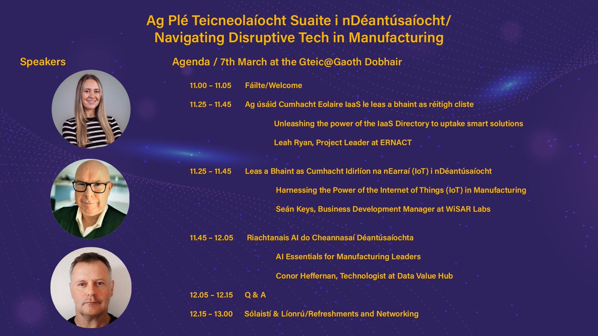 IAAS Project (@iaasproject) on Twitter photo 🚀Dive into the future of manufacturing at "Navigating Disruptive Tech in Manufacturing" during <a href="/DonegalLEO/">LEO Donegal</a> #LEW2024 at <a href="/gteicGaothDobh1/">gteic@Gaoth Dobhair</a>.
Join industry leaders & innovators to explore the impact of cutting-edge tech.
Secure your spot now👉 connectedhubs.ie/events/event/a… #IaaSproject 🚀Dive into the future of manufacturing at "Navigating Disruptive Tech in Manufacturing" during <a href="/DonegalLEO/">LEO Donegal</a> #LEW2024 at <a href="/gteicGaothDobh1/">gteic@Gaoth Dobhair</a>.
Join industry leaders & innovators to explore the impact of cutting-edge tech.
Secure your spot now👉 connectedhubs.ie/events/event/a… #IaaSproject