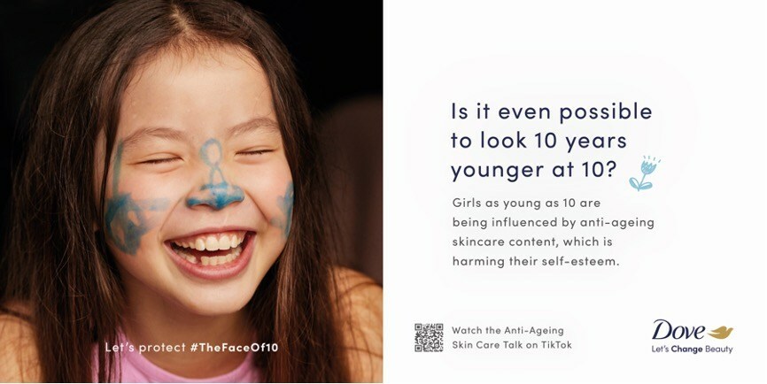 PRNEFashion's tweet photo. Dove, together with it's community, unite voices to protect girls' self-esteem from Anti-Ageing skincare pressures https://t.co/rgfwEGAvCd https://t.co/5WTACLUyTF
