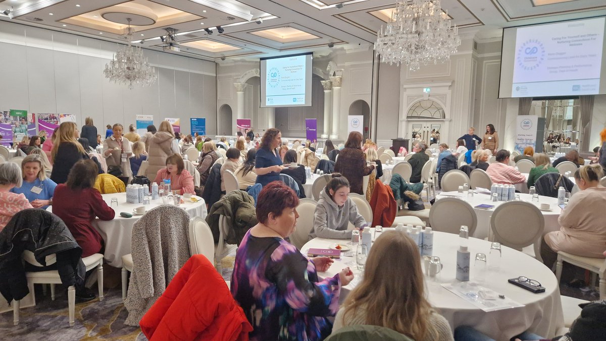 Full House for #ChildcarePartnership Conference.  Our early years professionals are the important workforce in the country. They are thr building blocks of society