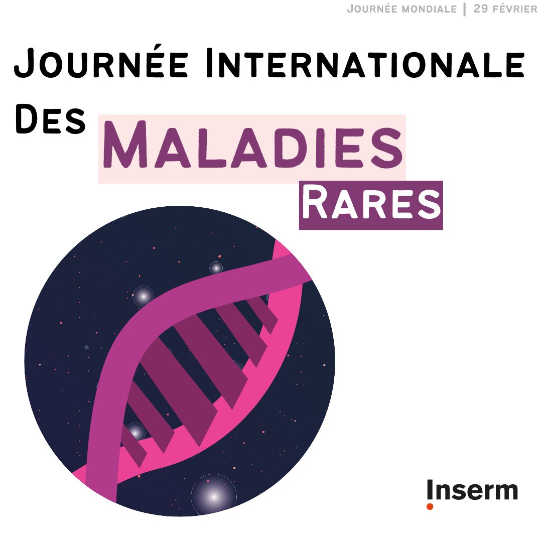 #journéeinternationale Plus de 6 000 #maladiesrares sont recensées à ce jour et concernent 3 millions de français. 72% sont d’origine #génétique et 70% apparaissent dès l’enfance. Pour en savoir plus : presse.inserm.fr/cest-dans-lair…