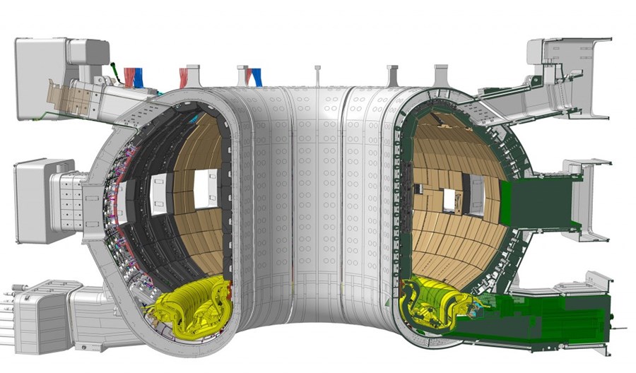 Some tiny, some gigantic - tens of thousands of components must be installed in the 1,400 m3 #vacuumvessel. This monumental #engineering endeavor needs excellent preparation, planning and coordination. 

#ITER's Anna Encheva provides more details here: ecs.page.link/4WcNH