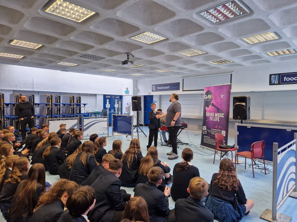 Corey took the opportunity and it paid off! A simple, effective message to all pupils to take a leap of faith 🙌✨️🎼