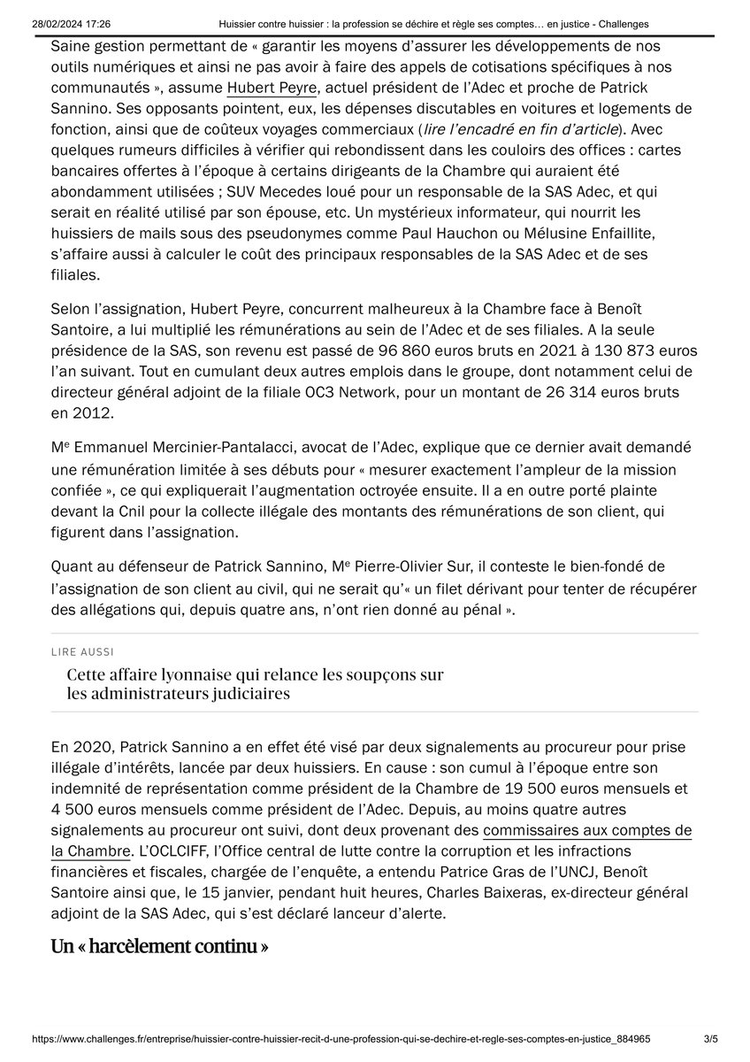 UNCJ_'s tweet photo. Cette semaine, l'hebdomadaire économique Challenges a publié un article décortiquant le contexte des tensions qui touchent aujourd'hui la communauté des #CommissairesdeJustice depuis 2018. 

👉 Un article à lire impérativement : https://t.co/Knkk0cbnPq…... 

#RendezLAdec #UNCJ https://t.co/Fs9IFxjK76