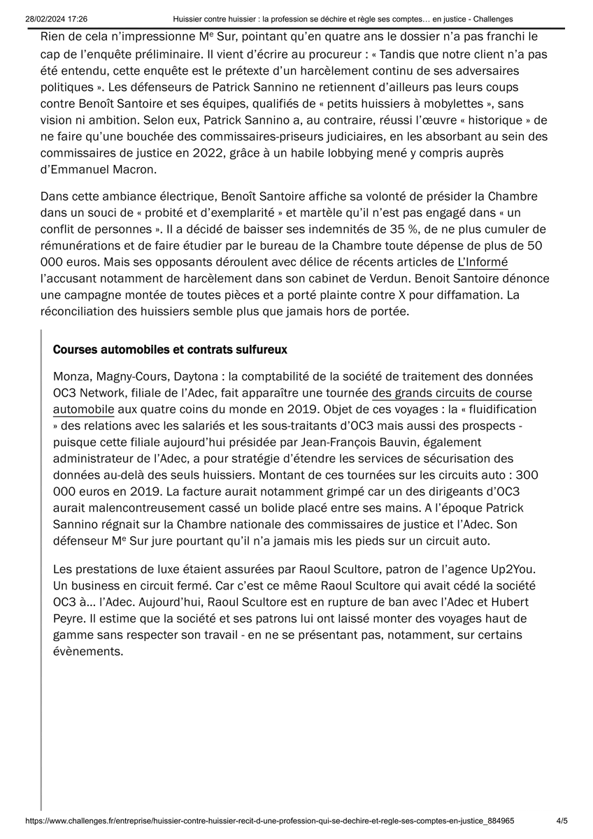 UNCJ_'s tweet photo. Cette semaine, l'hebdomadaire économique Challenges a publié un article décortiquant le contexte des tensions qui touchent aujourd'hui la communauté des #CommissairesdeJustice depuis 2018. 

👉 Un article à lire impérativement : https://t.co/Knkk0cbnPq…... 

#RendezLAdec #UNCJ https://t.co/Fs9IFxjK76