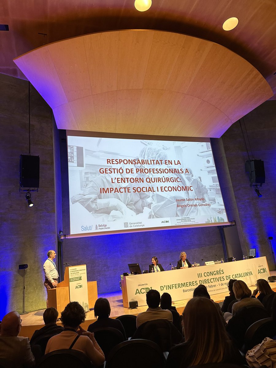 Avui al congrés #ACDI 
“Responsabilitat en la gestió de professionals a l’entorn quirúrgic de forma digital <a href="/GPS_BOLD/">BOLD Workplanner</a> 
<a href="/JaumeSA3/">Jaume SA</a> 
<a href="/hbellvitge/">Hospital Universitari Bellvitge | HUB</a>