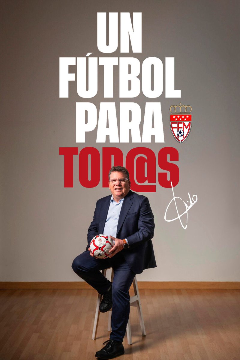 #QueridoFútbolDeMadrid :

No se puede vivir con miedo, ni esperando milagros, ni recibiendo incertidumbre.

Para cambiar la vida del fútbol madrileño, te pido UNA oportunidad. Te aseguro: mucho trabajo, profesionalidad, constancia, integración, confianza, LIBERTAD y sinceridad.