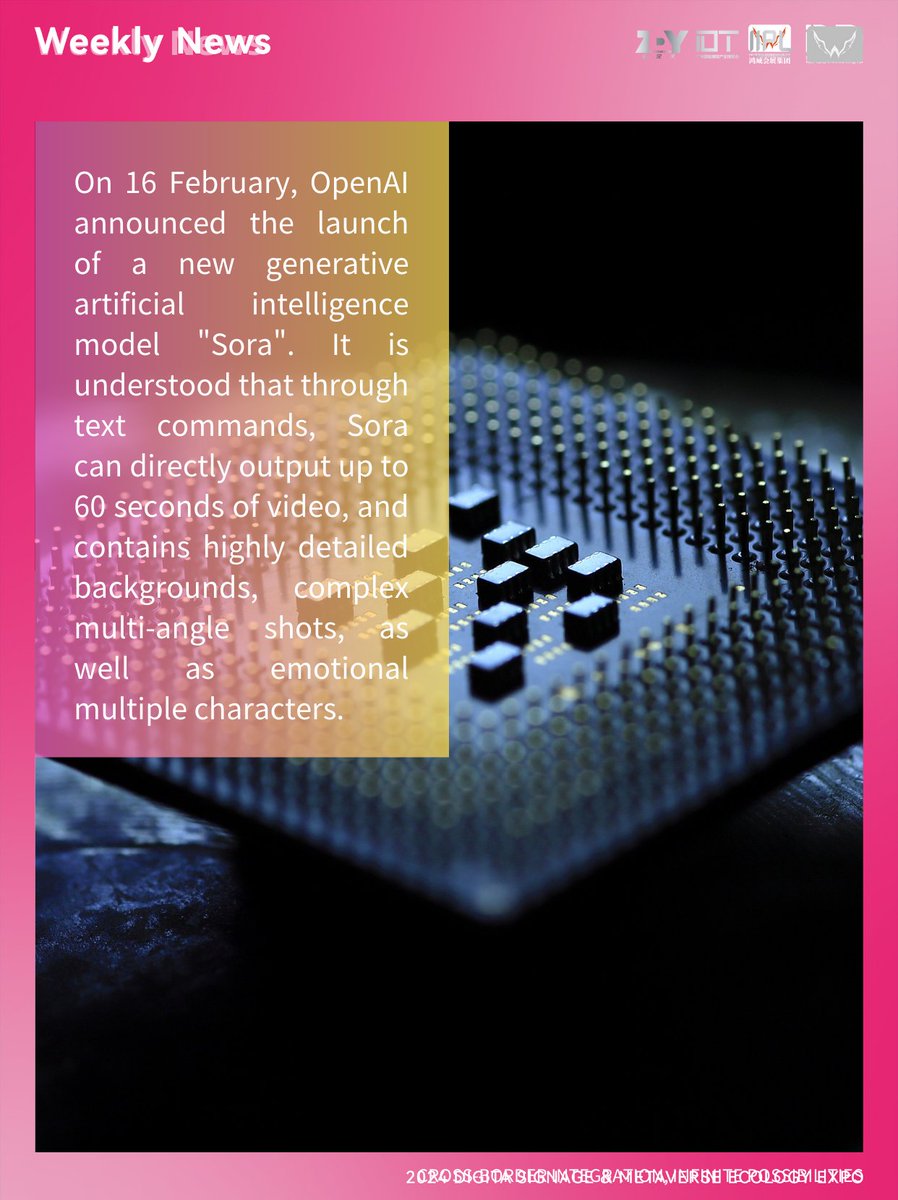 IPlicensingExpo's tweet photo. Open AI releases Sora, will reality be turned upside down?  

#openai #ai #sora #vr #ar #mr #metaverse https://t.co/5ntdkF6YHD