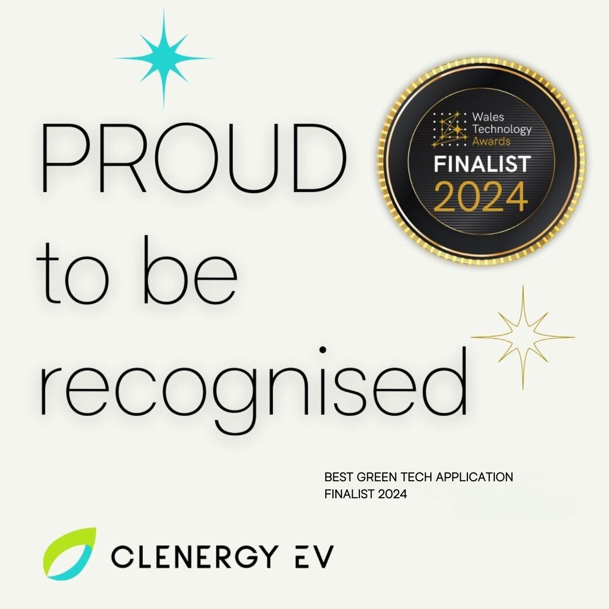 Thrilled to be selected as a finalist for Best Greentech Application for the Wales Technology Awards 2024! 🎉 ✨ Proud to be recognised for the part we play in combating climate change by revolutionising the EV charging experience. Looking forward to awards night 22 March! 🥂