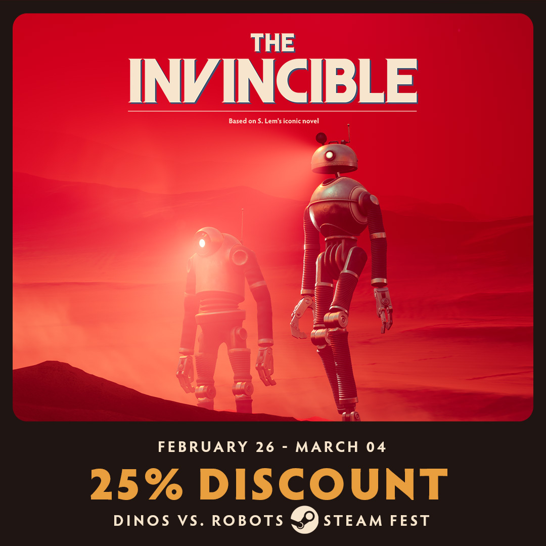 Get a -25% discount on #Steam and embark on the mind-boggling, scientific journey on Regis III. Enjoy the moments spent with your robot companions. Their atom-powered hearts may thrum louder when you are around: store.steampowered.com/app/731040/The… #gaming #pcgaming #DiscountAlert #adventure