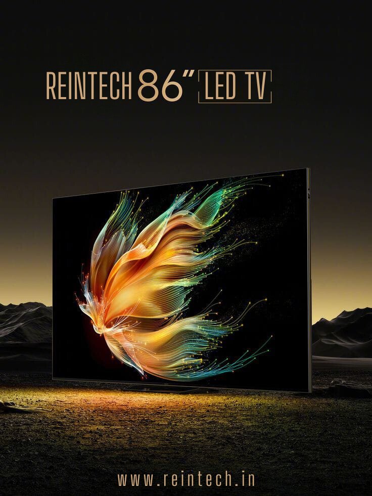 BIGGEST TV EVER?!
Reintech 86 inch LED TV is giving us major screen envy 📷 Don't miss out on the ultimate viewing experience!
#Reintech #besure #LED #TVgoals #bigscreen #musthave #bigscreen #bigscreentv #biggest #television