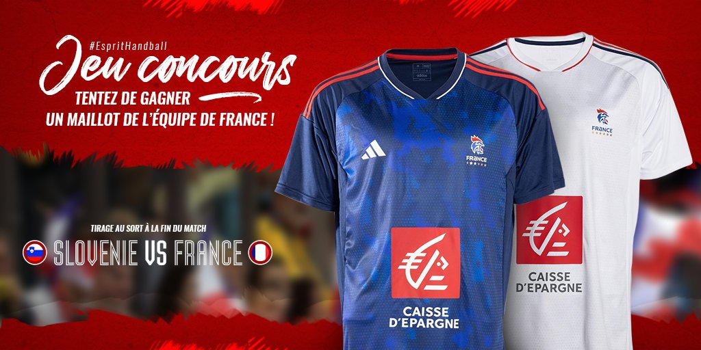EspritHandball's tweet photo. #VousEtreUtile
A l'occasion de #SLOFRA on vous offre un nouveau maillot de l'équipe de France 🔥
Follow + RT pour participer
#EspritHandball https://t.co/ZKPkQZUwtc