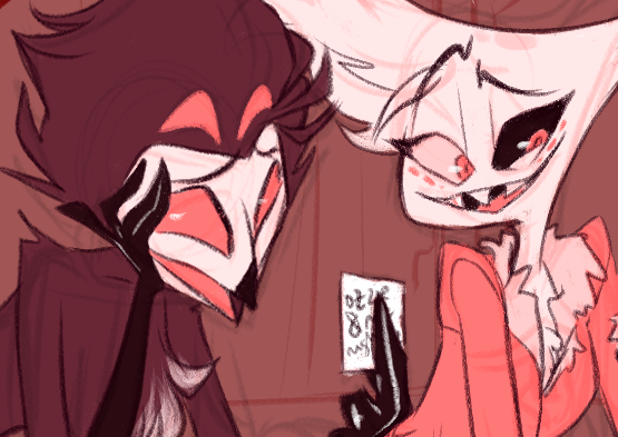 UsuMimiDraws's tweet photo. Life's getting busier so 1 sketch instead of 2 #HazbinHotel #helluvaboss #HelluvaBossStolas  #HazbinHotelAngelDust #HelluvaBossFizzarolli #hellaverse https://t.co/htnomlYNFb