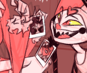 UsuMimiDraws's tweet photo. Life's getting busier so 1 sketch instead of 2 #HazbinHotel #helluvaboss #HelluvaBossStolas  #HazbinHotelAngelDust #HelluvaBossFizzarolli #hellaverse https://t.co/htnomlYNFb