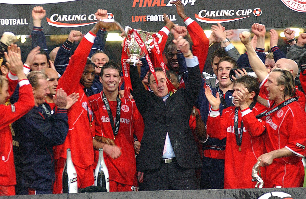 Carabao_Cup's tweet photo. Happy #LeapDay, @Boro fans! 🔴⚪️🏆

#EFL | #CarabaoCup https://t.co/CaZ1apTCxp