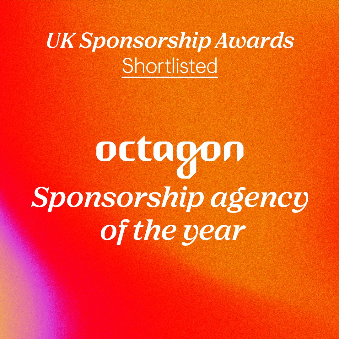 OctagonUK's tweet photo. 🗣️ We're pleased to announce that we have been shortlisted for the @SponsNews for Agency of the Year 🏆.

Additionally, our work with @StanChart’s “Play On” campaign and @Mastercard's  “Player of the Match” Soundtrack Trophy RWC23 has been nominated in a number of categories. https://t.co/BEUmiVQK6Z