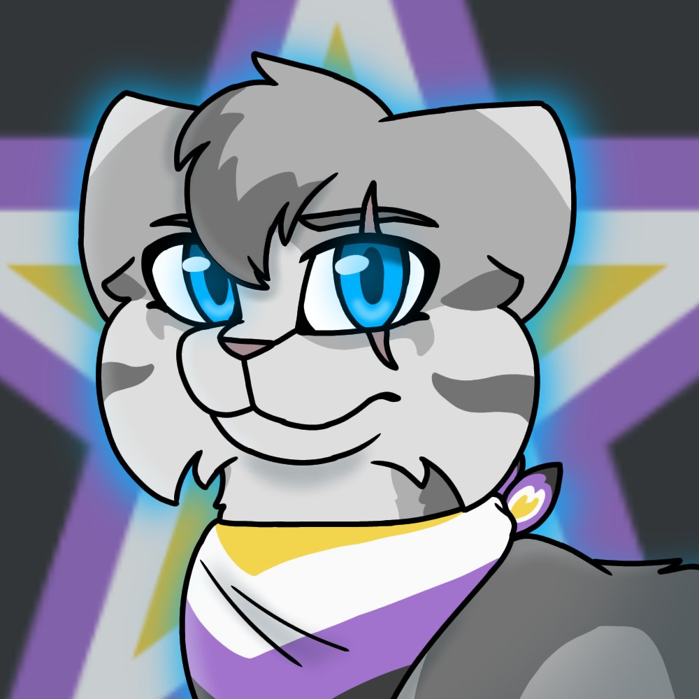 Tornado_theFox's tweet image. Tornado~
With a non binary bandana
#digitalart #nonbinary #nonbinarycat #art #character #warriors #warriorcats #oc #warriorsoc #warriorcatsoc