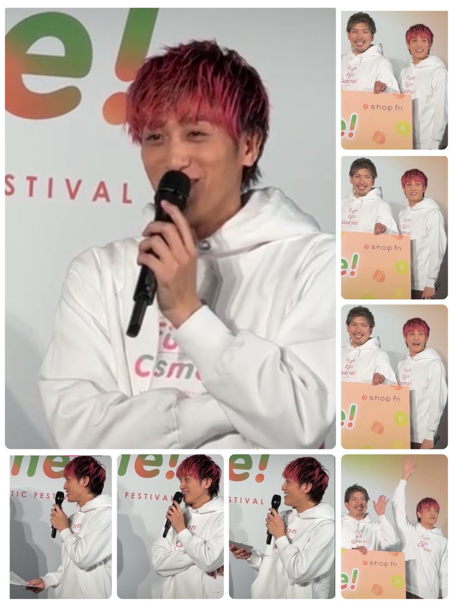 k0sAb1's tweet photo. ｲﾝﾗｲ、ｵﾓﾛかった🤣2人のMCはｻｲｺｰだな
かねちのｲｼﾞﾘ😆お揃のﾊﾟｰｶｰもｶﾜｲｲ♡
気になるｺｽﾒもあって使ってみたい!!!

#shopin
#FanFunCosme!2024Spring
#EXIT
#兼近大樹
#りんたろー。 https://t.co/dZVOCblkvG